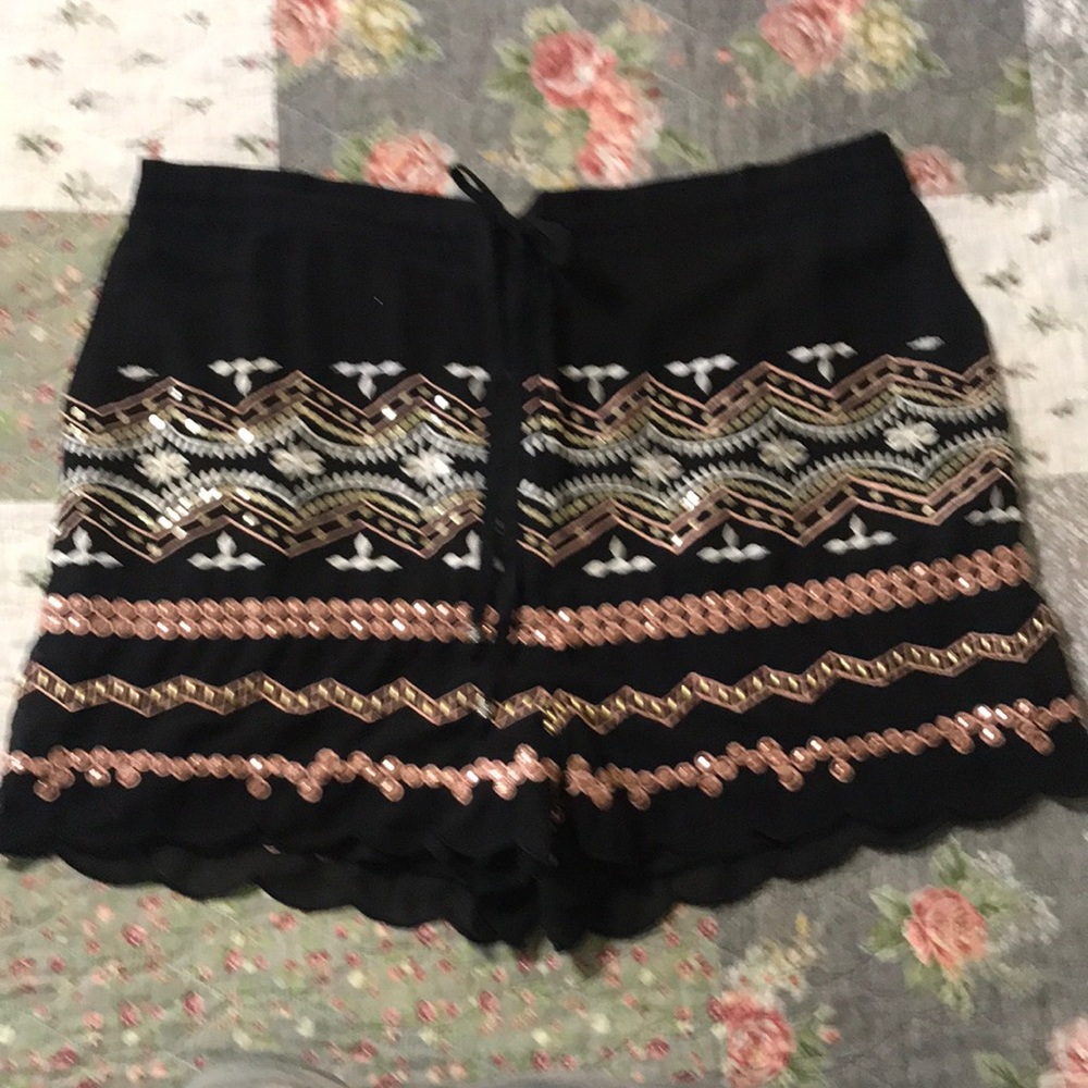 Simply Be embellished Shorts